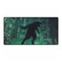 Cyber Wolf Running Through Code Rain — XXL Gaming Desk Mat — Full Top-Down Artwork View