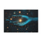 Cybernetic Hand Holding Tiny Galaxy — 24×16 Canvas Wall Art — Front Gallery-Wrapped Canvas View