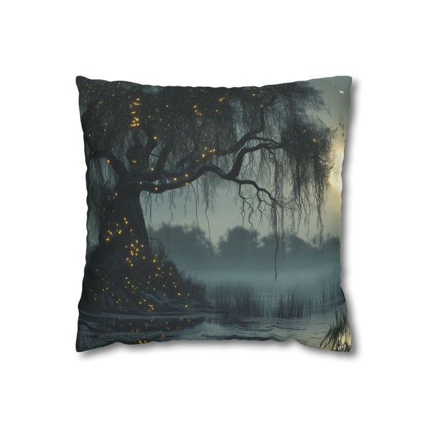 Cybernetic Tree in Digital Swamp (Edition IV) — Double-Sided Cushion Cover — Front Double-Sided Cushion View