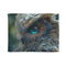 Cyberpunk Owl with Digital Feathers — 50×60 Plush Throw Blanket — Full Spread Plush Fleece Artwork View