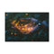Cyborg Hand Holding Fireflies — Canvas Wall Art — Front Gallery-Wrapped Canvas View