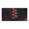 Data Helix Spinning Above Stone Altar — XL & XXL Desk Mat — Full Top-Down Artwork View