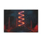 Data Helix Spinning Above Stone Altar — 24×16 Canvas Wall Art — Front Gallery-Wrapped Canvas View