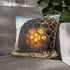 Data Hive Rising from Desert Floor — 40×40 Cushion Cover — Sofa & Living Room Lifestyle View