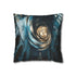 Data Vortex Swirling Through Cathedral — 40×40 Cushion Cover — Front 40×40 cm Square Cushion View
