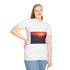 Desert Bloom Under Triple Suns Graphic Unisex Softstyle T-Shirt - Model View
