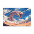 Desert Storm with Giant Sand Serpent (Edition IV) — 24×16 Canvas Wall Art — Front Gallery-Wrapped Canvas View