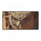 Desert Wind Forming Owl Face — XL & XXL Desk Mat — Full Top-Down Artwork View