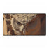 Desert Wind Forming Owl Face — XL & XXL Desk Mat — Full Top-Down Artwork View