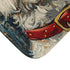 Detailed and Vibrant Oil Painting Luxury Memory Foam Bath Mat - Microfibre Texture Close-Up
