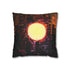 Digital Eclipse over Cyber City — 40×40 Cushion Cover — Front 40×40 cm Square Cushion View