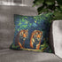 Digital Jungle with Pixelated Tigers — Double-Sided Cushion Cover — Sofa & Armchair Living Room Lifestyle View