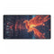 Digital Phoenix Rising from Old Server — XL Gaming Desk Mat — Full Top-Down Artwork View