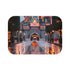 Disney Castle — 61×43 Memory Foam Bath Mat — Top-Down Velvet Microfibre Artwork View