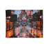 Disney Castle — 50×60 Plush Throw Blanket — Full Spread Plush Fleece Artwork View