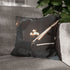 Dooku Wielding Curved Lightsaber — Double-Sided Cushion Cover — Sofa & Armchair Living Room Lifestyle View