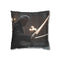 Dooku Wielding Curved Lightsaber — Double-Sided Cushion Cover — Front Double-Sided Cushion View