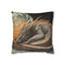 Dragon Curled Around Floating Orb — Double-Sided Cushion Cover — Front Double-Sided Cushion View