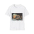 Dragon Curled Around Floating Orb — Graphic Cotton T-Shirt — Front Graphic Print View