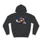 Dragon Egg Hatching in Space — Heavyweight Graphic Hoodie — Front Heavyweight Fleece Hoodie View