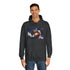 Dragon Egg Hatching in Space — Heavyweight Graphic Hoodie — Model Streetwear Fit View