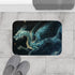 Dragon Shaped Constellation in Deep Space (Edition II) — 61×43 Memory Foam Bath Mat — Modern Bathroom Floor Lifestyle View