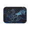 Dragon Shaped Constellation in Deep Space — 61×43 Memory Foam Bath Mat — Top-Down Velvet Microfibre Artwork View