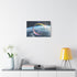 Dream Bubble Drifting Over the Earthsola — Stretched Canvas Wall Art — Living Room Wall Lifestyle View