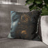 Dream Engine Powered by Emotions — Faux Suede Cushion Cover — Sofa & Living Room Lifestyle View
