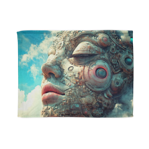 Dream Engine Powered by Emotions (Edition II) — Plush Fleece Throw Blanket — Full Spread Plush Fleece Artwork View
