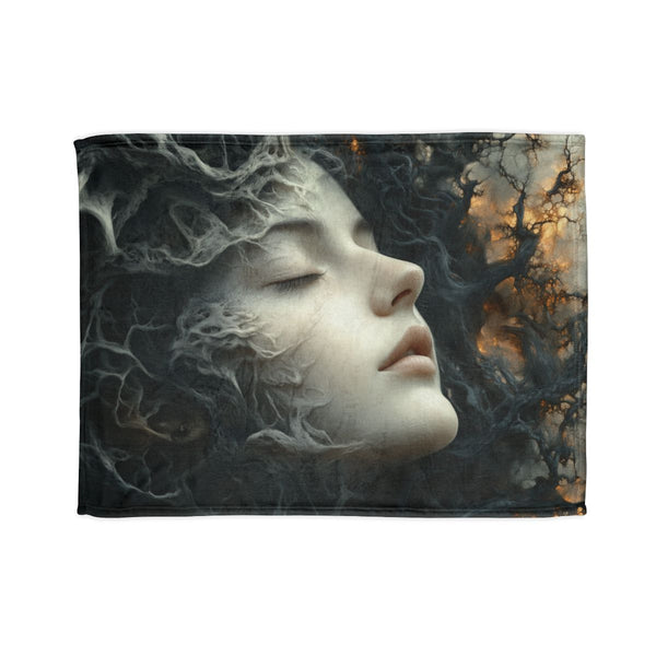 Dream Engine Powered by Emotions (Edition IV) — Plush Fleece Throw Blanket — Full Spread Plush Fleece Artwork View
