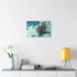 Dream Machine Surrounded by Thought Clouds — Stretched Canvas Wall Art — Living Room Wall Lifestyle View