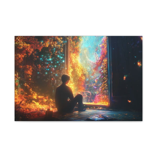 Dream Weaver Creating World from Light (Edition IV) — 24×16 Canvas Wall Art — Front Gallery-Wrapped Canvas View