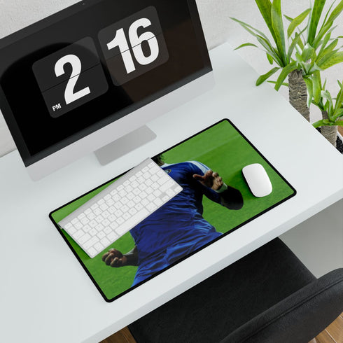 Drogba — XXL Gaming Desk Mat — Gaming & Workspace Desk Setup View