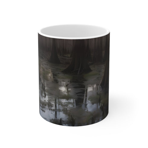 "Dusk in the Cypress Swamp"