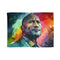 Dwayne Johnson — Plush Fleece Throw Blanket — Full Flat Artwork View