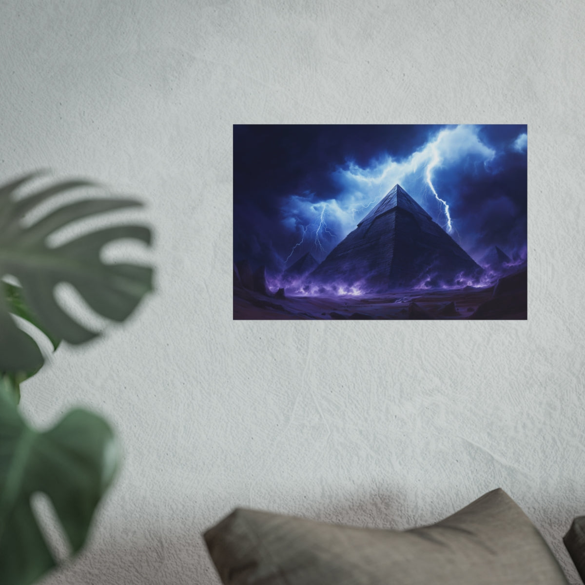 Electric Pyramid Storm Captivates Viewers – Prints With Passion