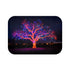 Electric Tree Rooted in the Sky — Memory Foam Bath Mat — Top-Down Memory Foam Bath Mat View