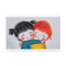 Whimsical Playful Children Hugging Art — 24×16 Canvas Wall Art — Front Gallery-Wrapped Canvas View
