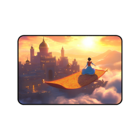 "Enchanted Aladdin Flying Carpet Desk Mat"