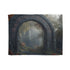 Enchanted Forest Gate with Runes (Edition II) — 50×60 Plush Throw Blanket — Full Spread Plush Fleece Artwork View
