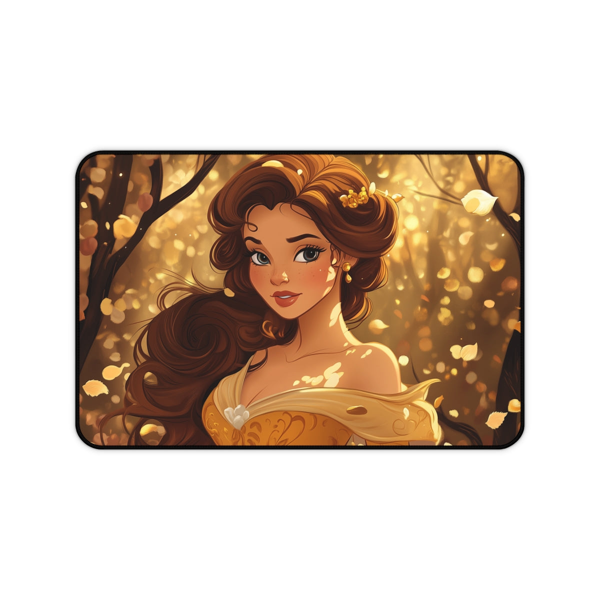 "Enchanting Beauty and the Beast Desk Mat - Perfect for Kids"