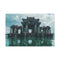 Epic Showdown on Floating Ruins — 24×16 Canvas Wall Art — Front Gallery-Wrapped Canvas View