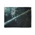 Epic Sword Embedded in Asteroid — 50×60 Plush Throw Blanket — Full Flat Artwork View