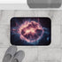 Exploding Supernova in Deep Space (Edition II) — 61×43 Memory Foam Bath Mat — Modern Bathroom Floor Lifestyle View