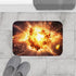 Exploding Supernova in Deep Space (Edition III) — 61×43 Memory Foam Bath Mat — Modern Bathroom Floor Lifestyle View