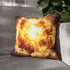 Exploding Supernova in Deep Space (Edition IV) — 40×40 Cushion Cover — Sofa & Armchair Living Room Lifestyle View