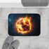 Exploding Supernova in Deep Space (Edition IV) — 61×43 Memory Foam Bath Mat — Modern Bathroom Floor Lifestyle View