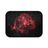 Exploding Supernova in Deep Space — 61×43 Memory Foam Bath Mat — Top-Down Velvet Microfibre Artwork View