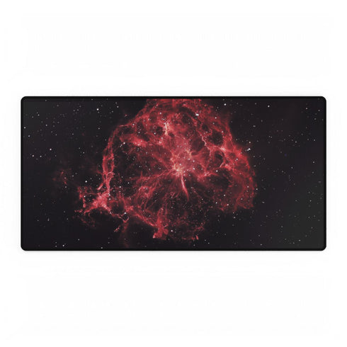 Exploding Supernova in Deep Space — XXL Gaming Desk Mat — Full Top-Down Artwork View